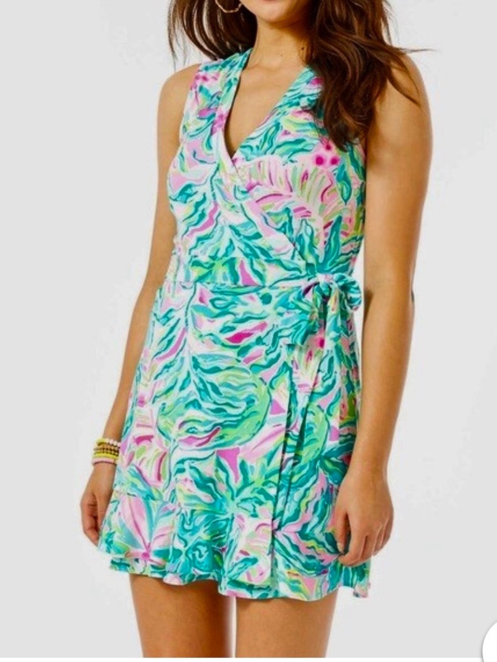 EUC Lilly Pulitzer Rilla Wrap Romper